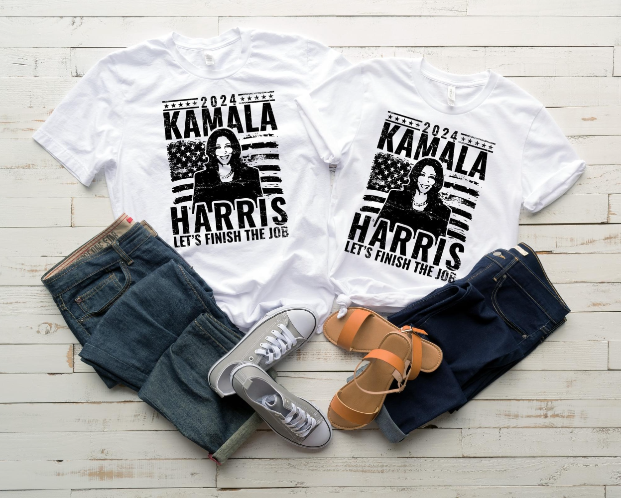 Kamala Harris Finish the Job T-shirt