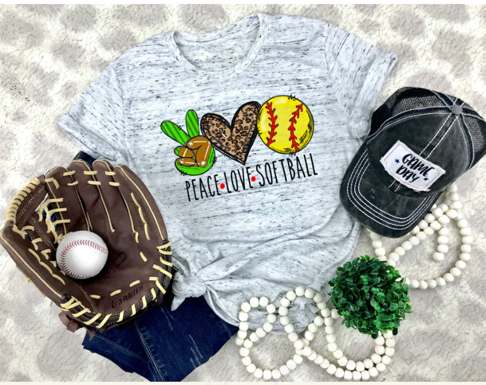 Peace Love Softball