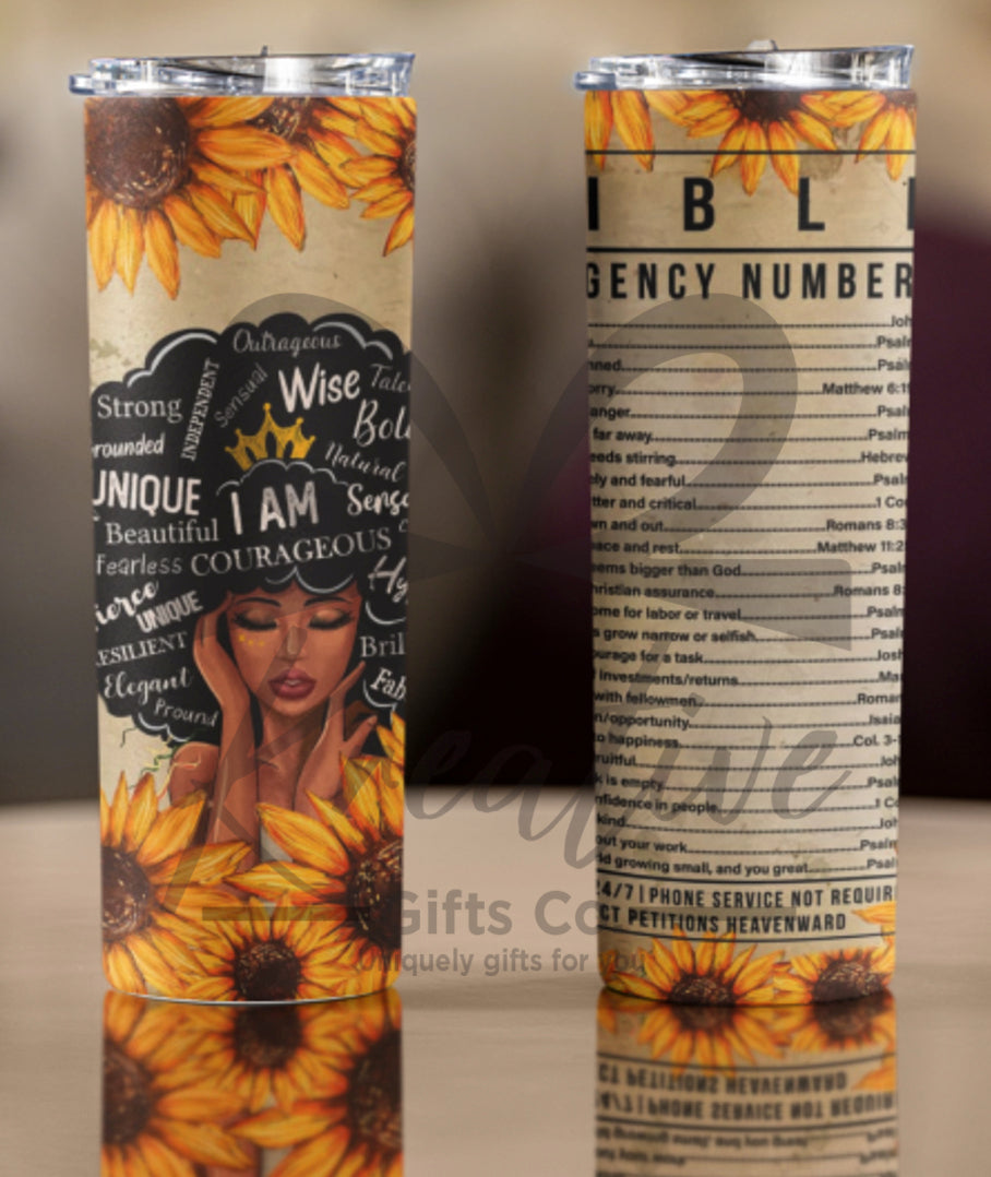 Bible Emergency Number 20oz Tumbler
