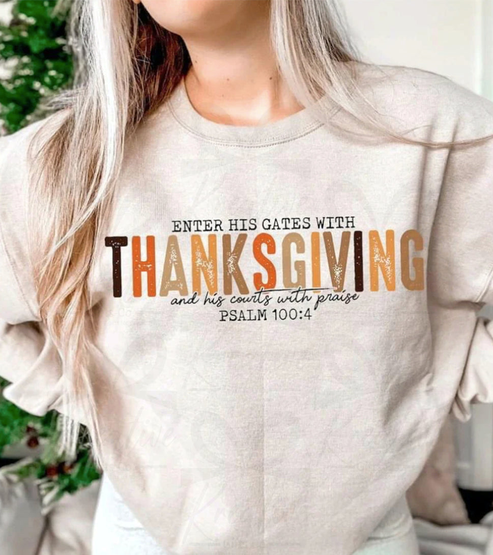 Enter His Gates with Thanksgiving