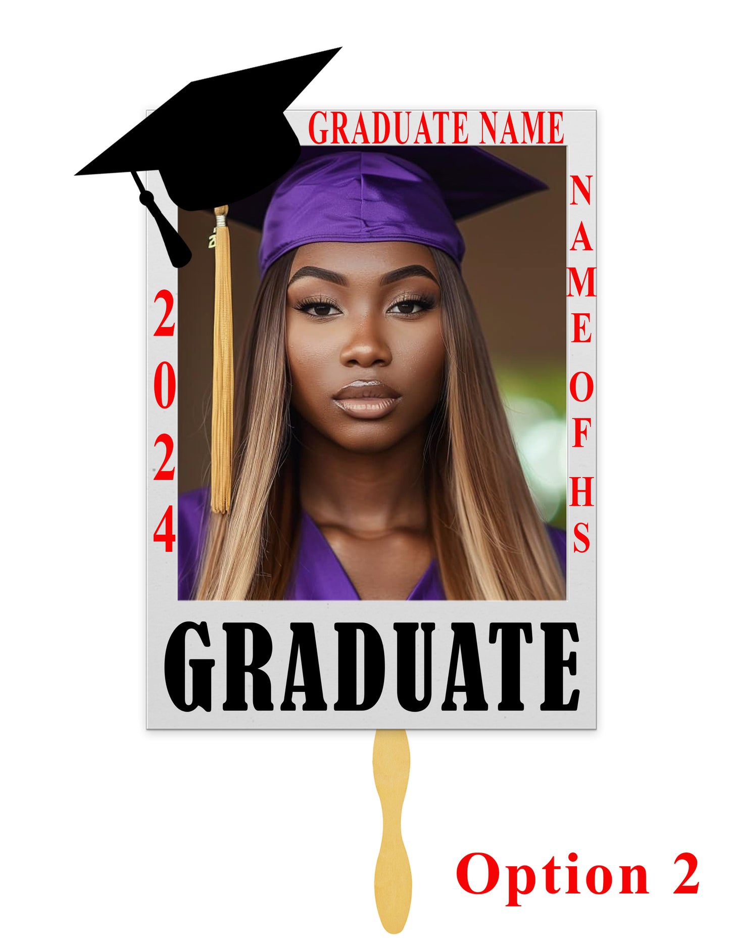 Custom Graduation Light Weight Fans