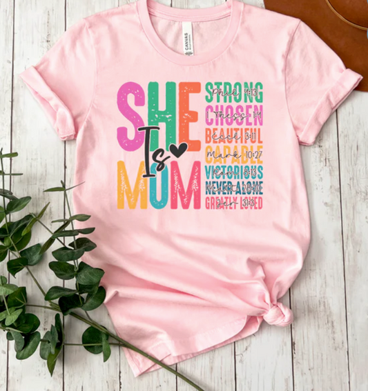 She Is Mom DTF Print