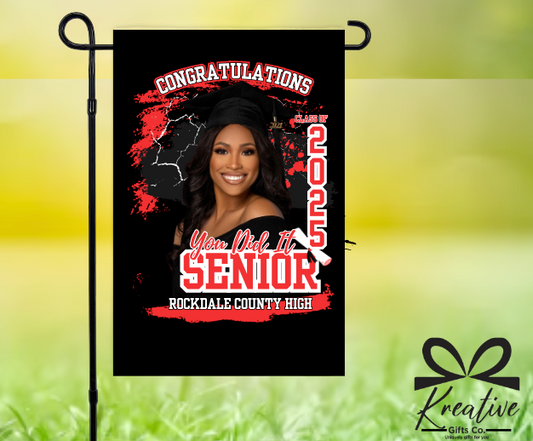 Graduation Garden Flag