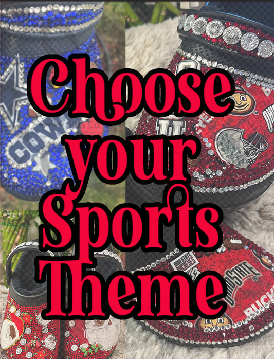 Choose Your Sports Theme Bling