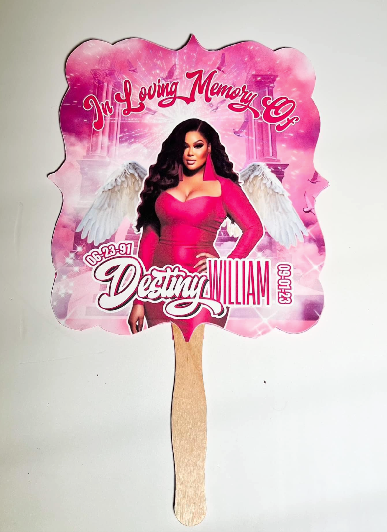 Custom Memorial Light Weight Fans