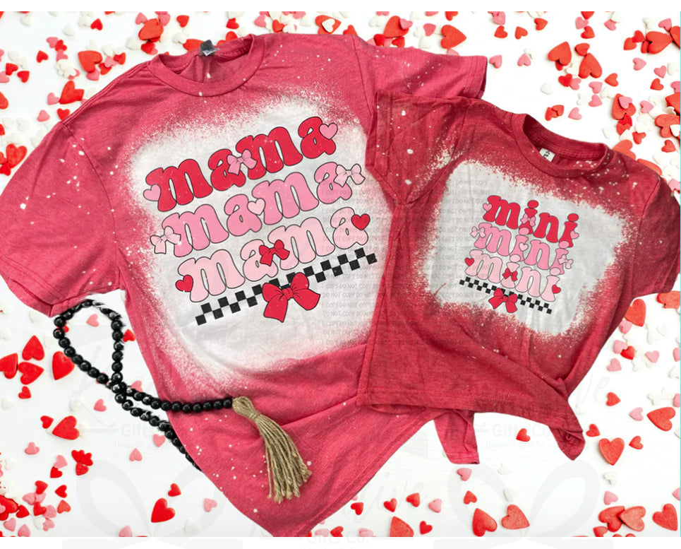 Valentine's Mama Mini Bleached