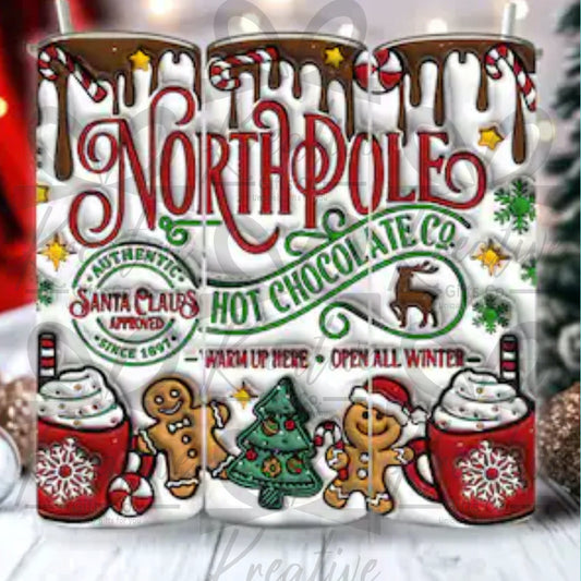 North Pole Hot Chocolate Tumbler