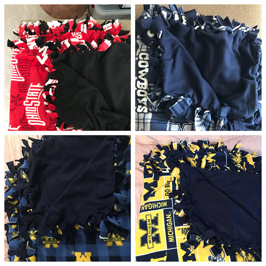 Sport Teams No Sew Fleece Blanket