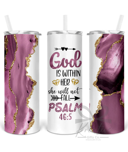 God is within her Tumbler