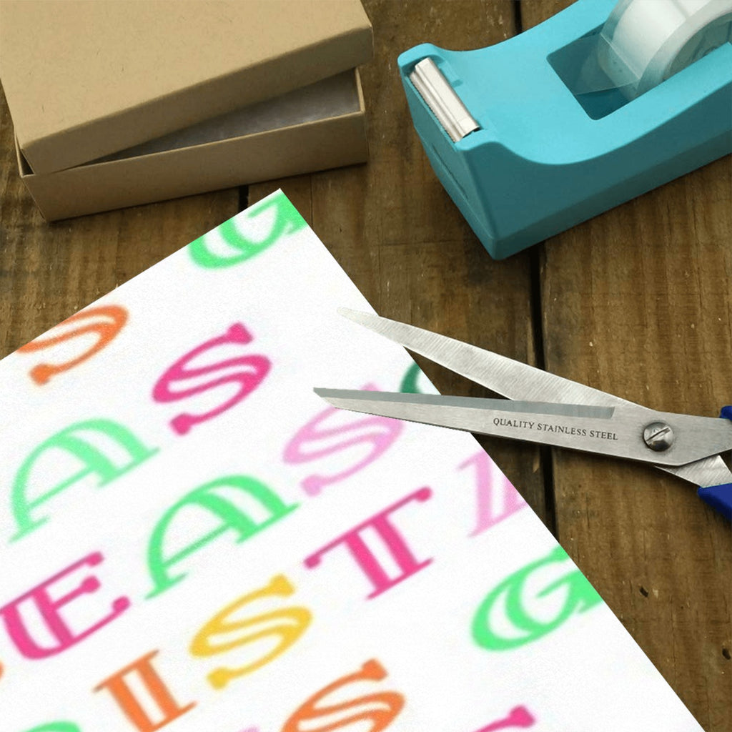 Xmas Lettering Wrapping Paper