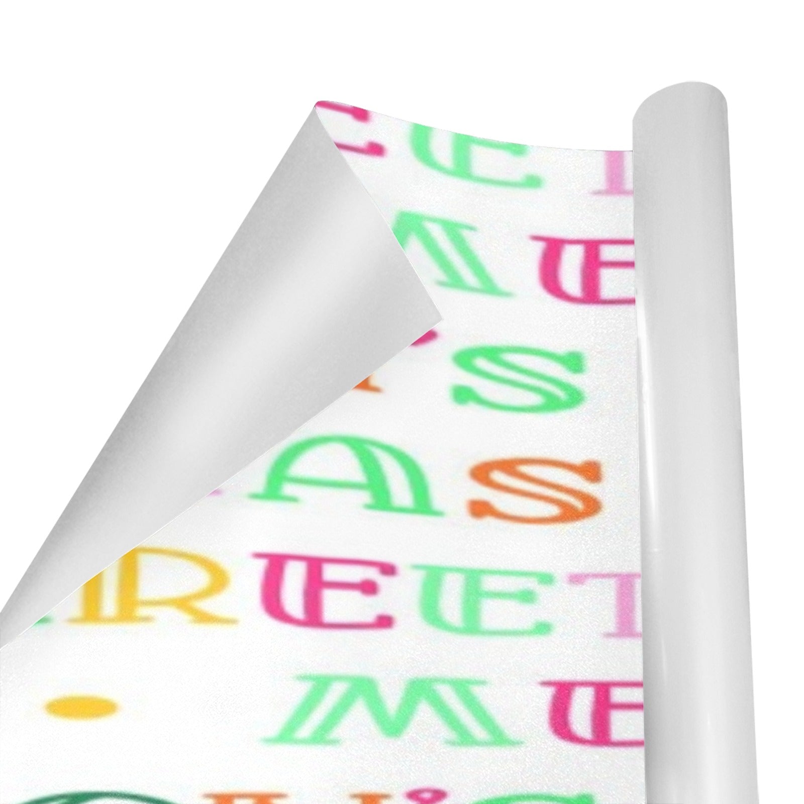 Xmas Lettering Wrapping Paper