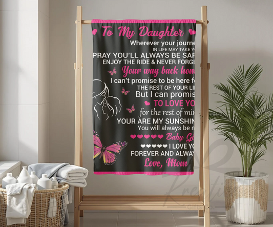 To my Daughter Fleece Blanket