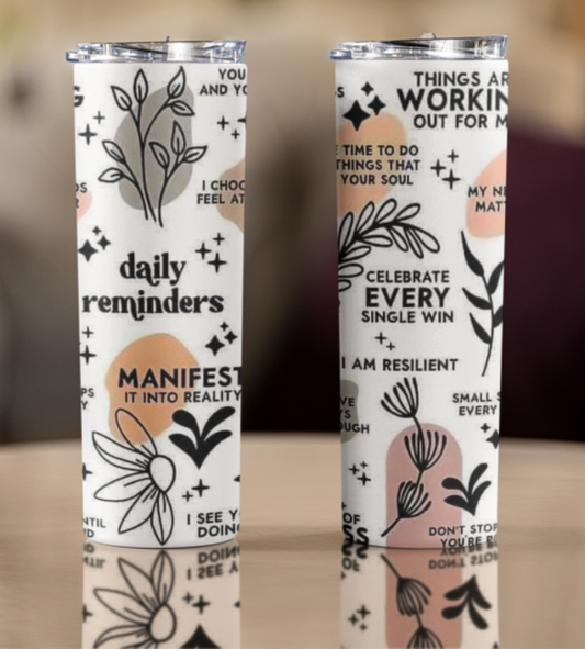 Daily Reminders 20oz Tumbler