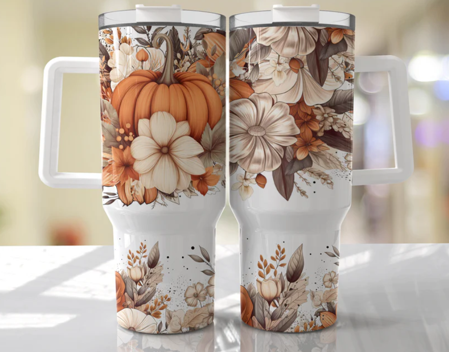 Boho Pumpkin BIG Tumbler