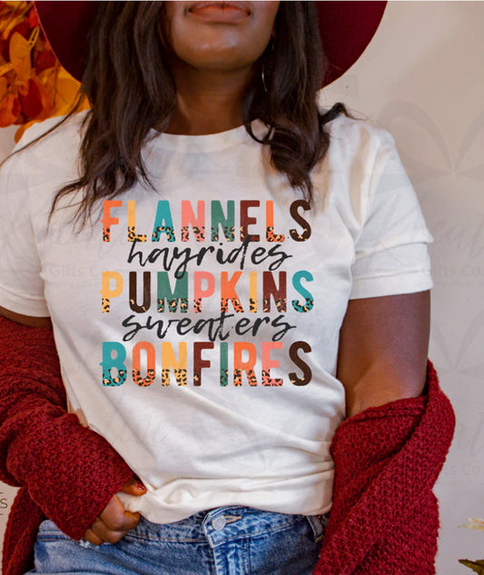 Flannels, Pumpkins, Bonfires