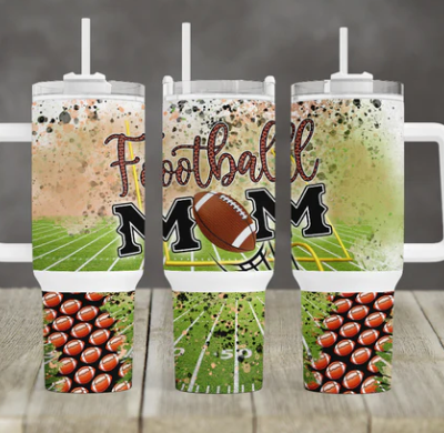 Football Mom 40oz Tumbler