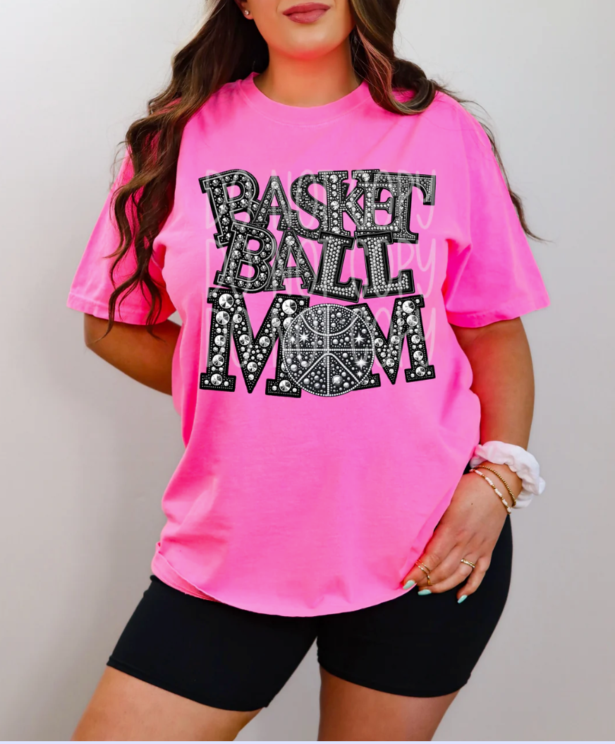 Blinged Sports Mom Apparel