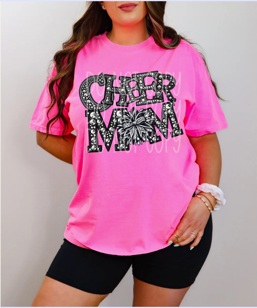 Blinged Sports Mom Apparel