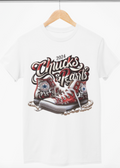 Chucks and Pearls - Red/White Tshirt