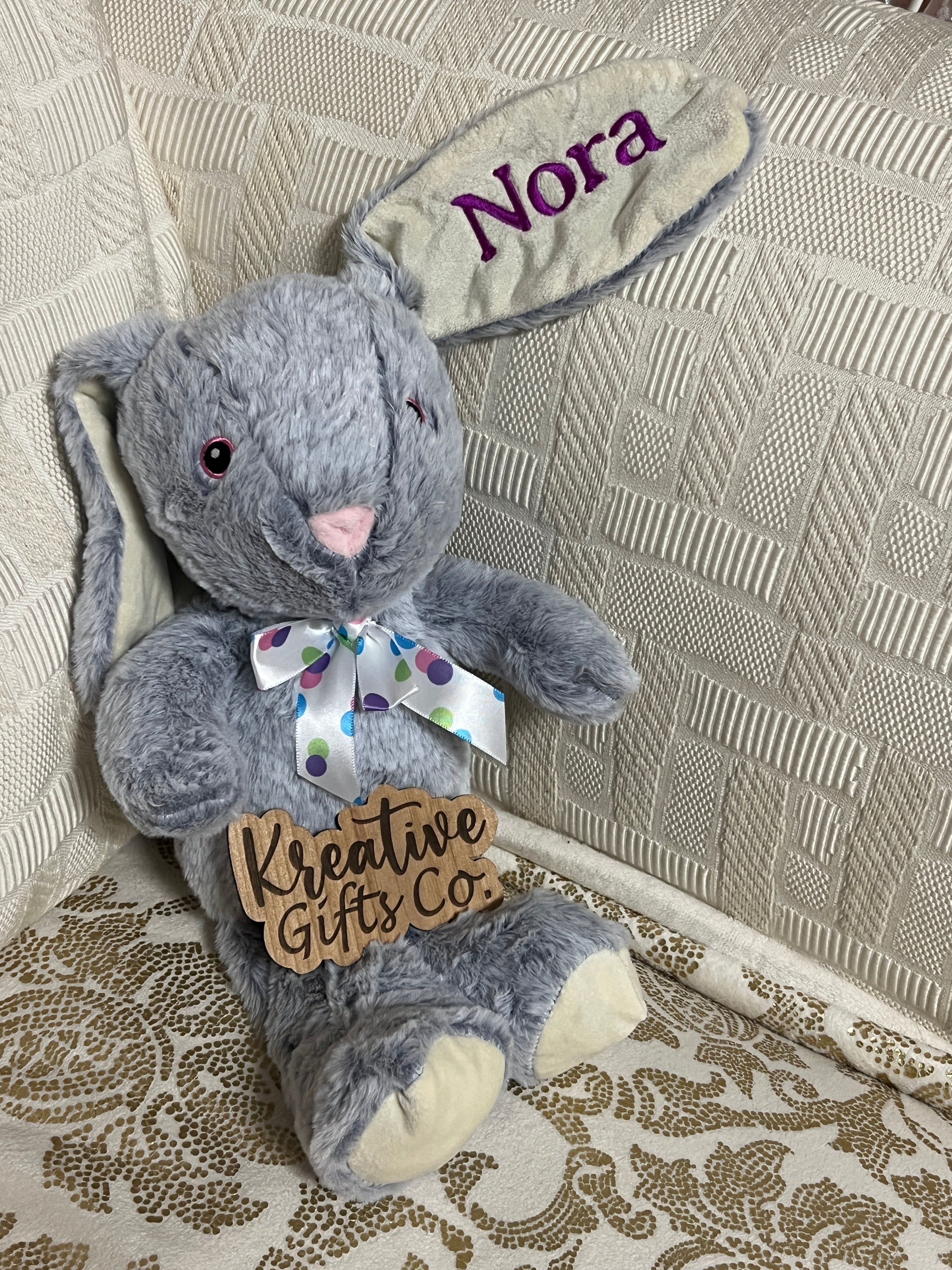 Keepsake Bunny (16') – Plain or Personalized