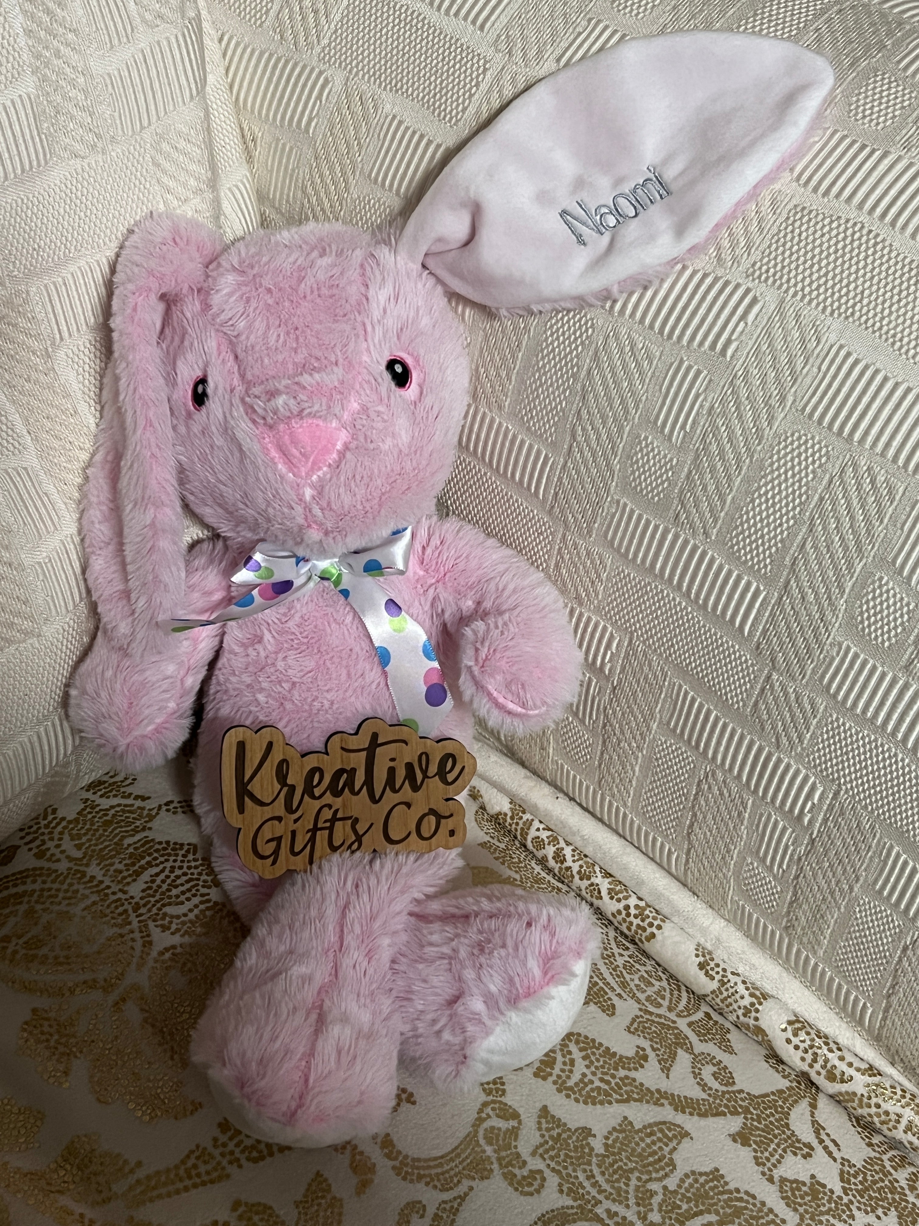 Keepsake Bunny (16') – Plain or Personalized