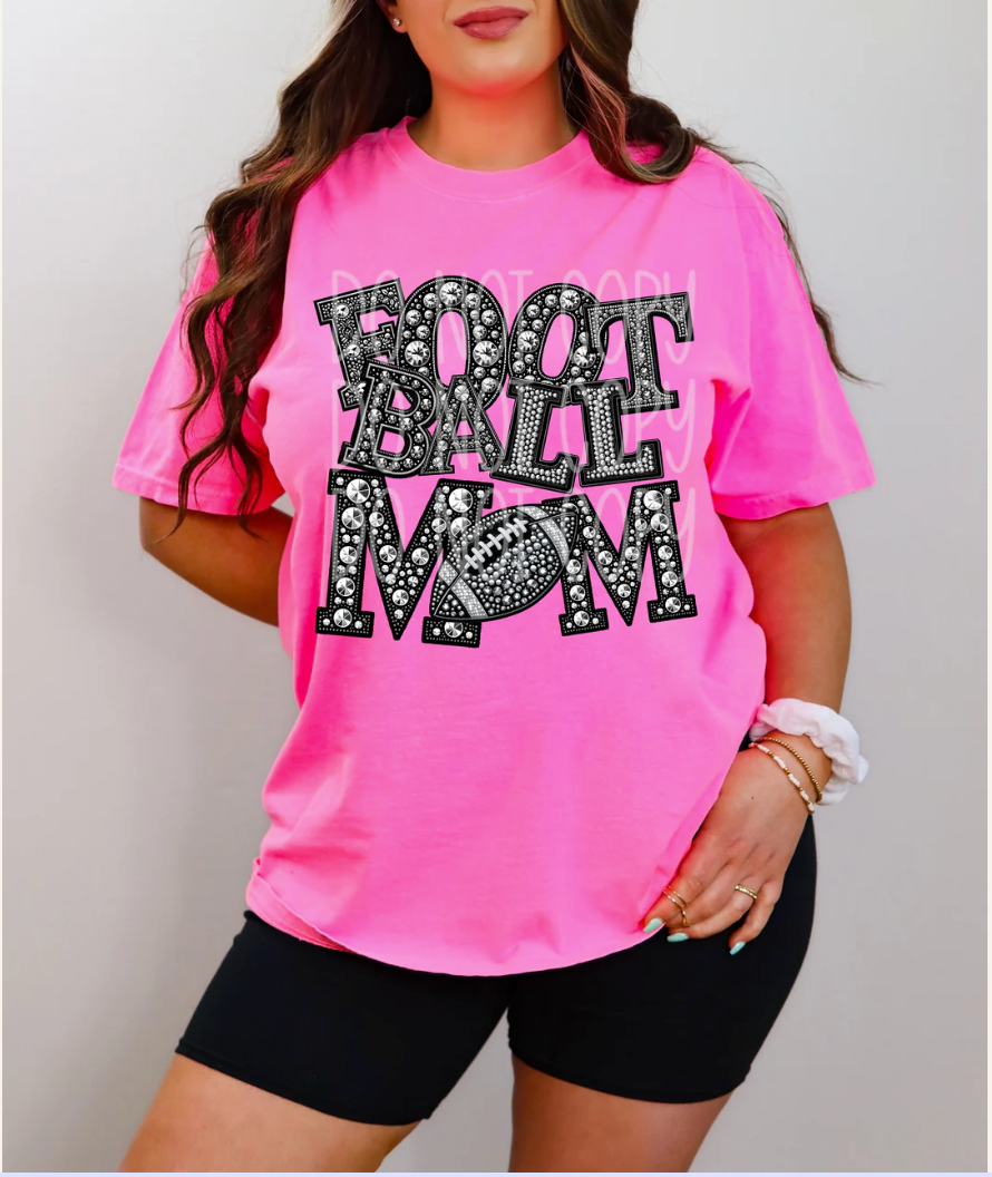 Blinged Sports Mom Apparel