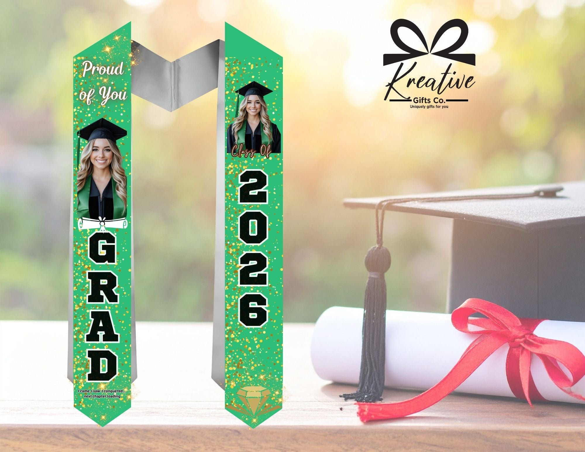 Custom Grad Stole