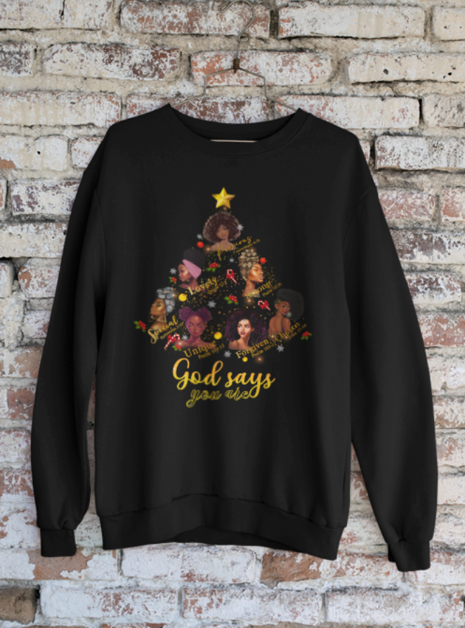 Christmas God Says You Are Ladies Edition