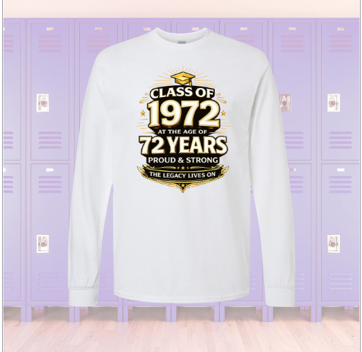 Middies Class ‘72 Birthday Bash Long Sleeve