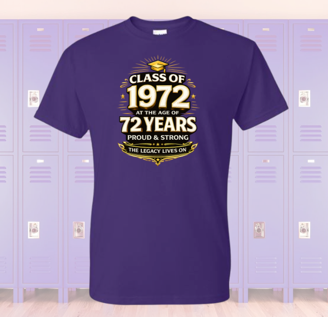 Middies Class ‘72 Birthday Bash T-Shirt