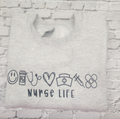 Nurse Life Embroidered Apparel