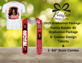 Family Custom Center Print T-shirt & Stole Package