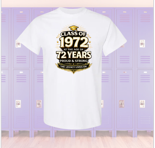 Middies Class ‘72 Birthday Bash T-Shirt