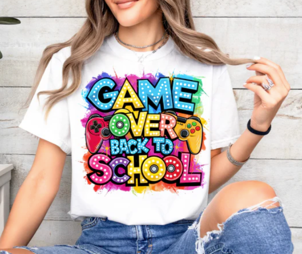 Game over Back to School Tee