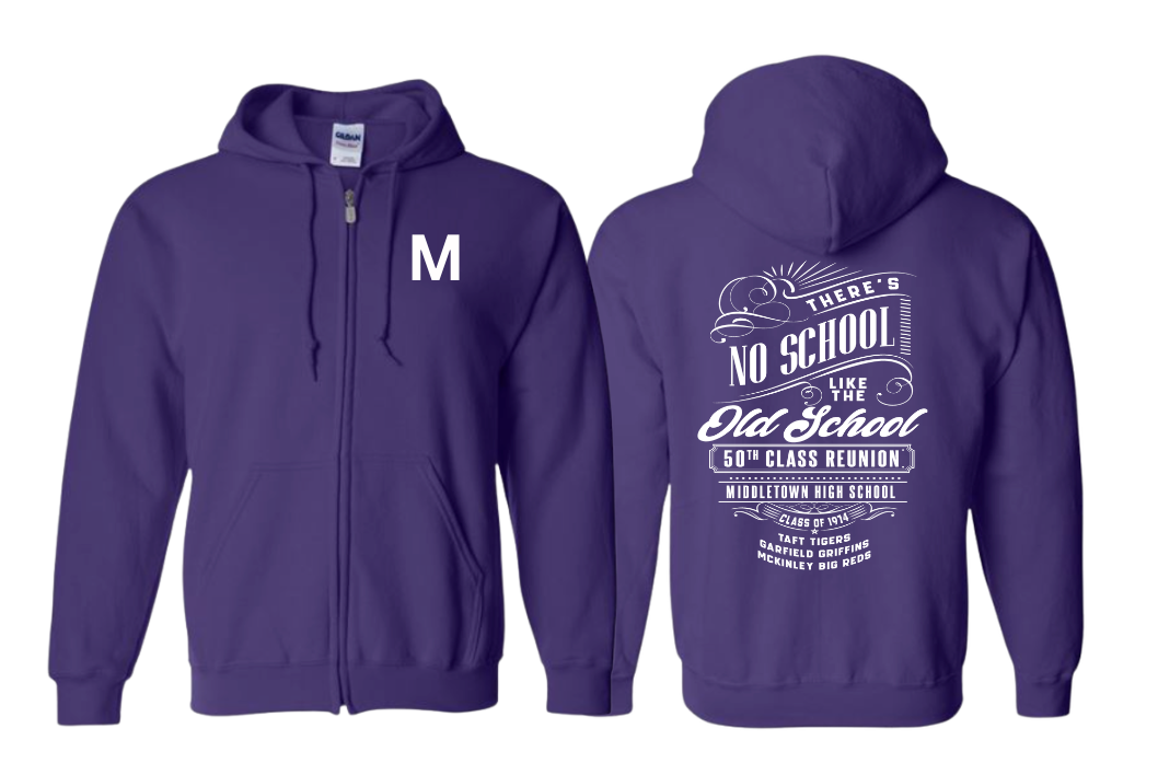 Middies Class of 1974 - Zip-Up Hoodie