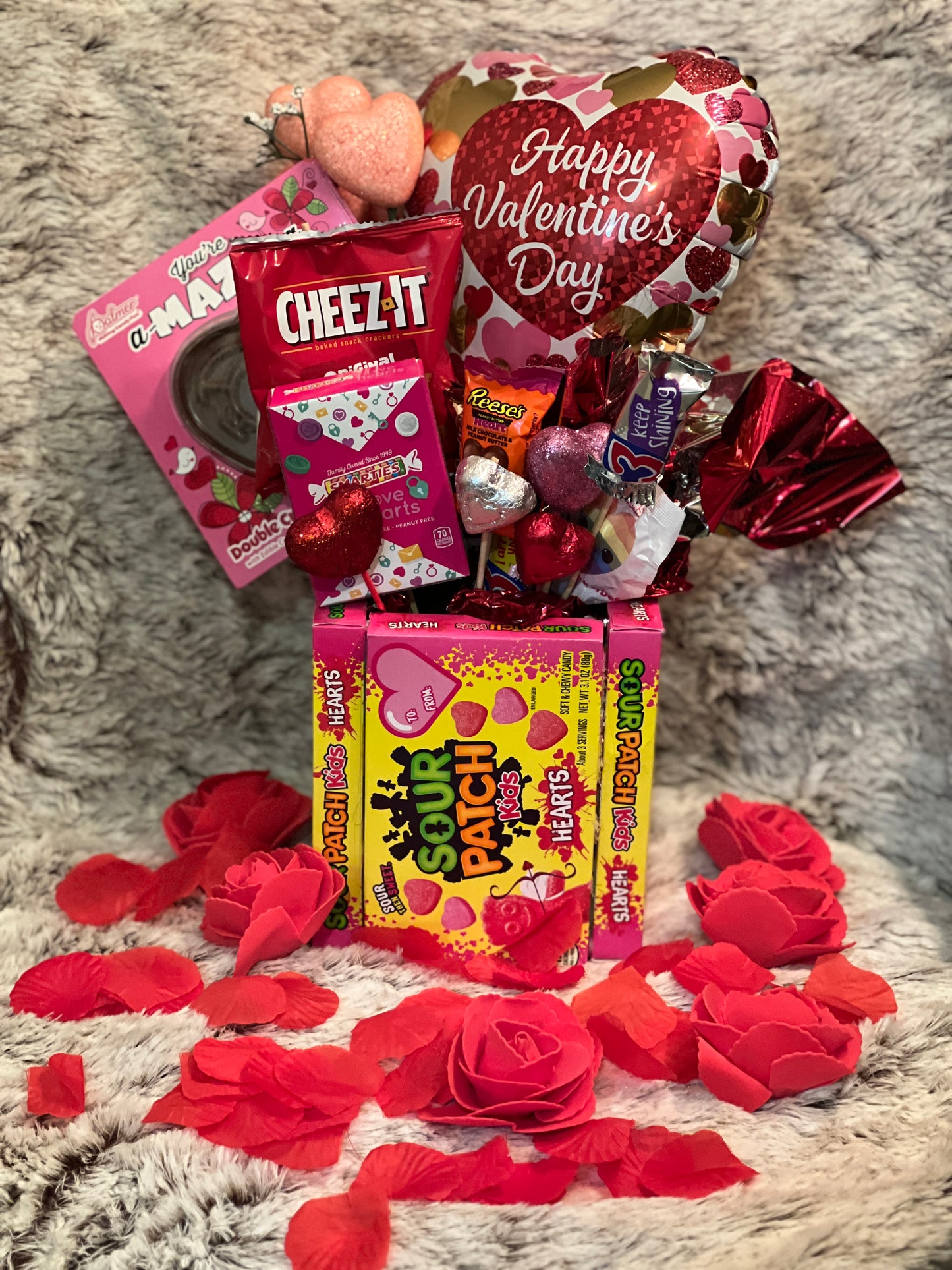 Valentines Assorted Sweetie Candy Bouquet