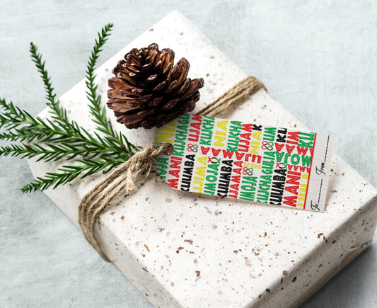 Kwanaza Gift Tags